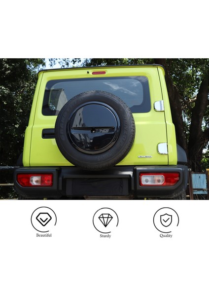 Araba Arka Kapı Bagaj Kapağı Menteşe Kapağı Dekorasyon Çıkartmaları Suzuki Jimny 2019-2022 Dış Aksesuarlar Için Döşeme (Yurt Dışından)