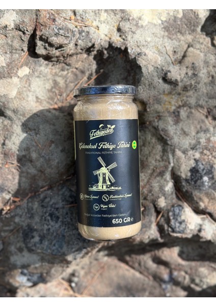 Doğal Katkısız Geleneksel Tek Kavrulmuş Fethiye Tahini 650 gr