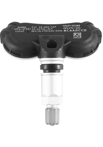 Toyota Tundra 42607-0C070 Için 4 Lastik Basınç Sensörü Tpms 42607-0C080 Seti (Yurt Dışından)