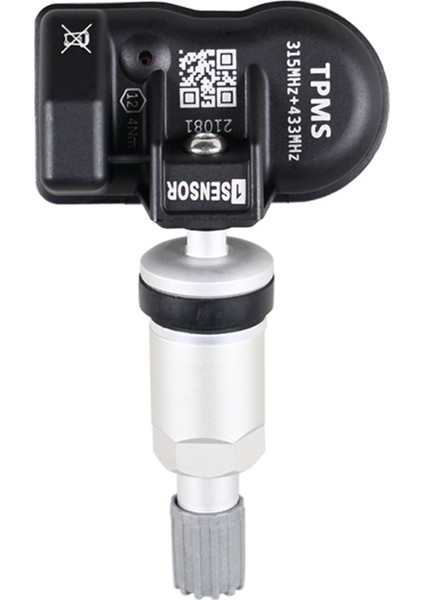 Evrensel Lastik Tpms Sensörü 433MHZ+315MHZ Sensörü 2'si 1 Arada Lastik Programlanabilir Tpms Sensörü Lastik Basıncı Izleme Sistemi Için (Yurt Dışından)