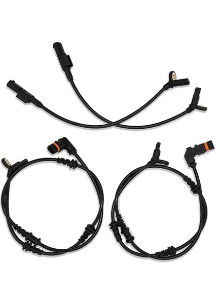 4 Adet Ön Arka Abs Tekerlek Hız Sensörü Mercedes Benz W164 ML350 ML320 GL350 GL450 R350 1645400717+1645400917 (Yurt Dışından)