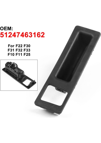 51247463162 Arka Bagaj Kapağı Bagaj Kapağı Bagaj Kapağı Kaldırma Kapısı Kolu Anahtarı -Bmw F22 F30 F33 F10 F25 (Yurt Dışından) fiyatları