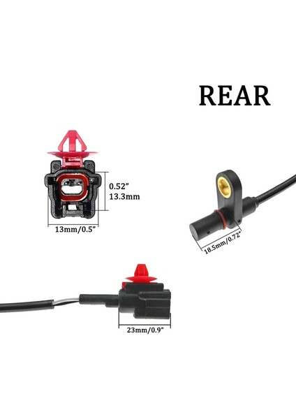 4 Adet Ön Arka Sol Sağ Abs Tekerlek Hız Sensörü Nissan Tiida C11 47910-ED500 47901-ED500 47900-ED500 (Yurt Dışından) fiyatları