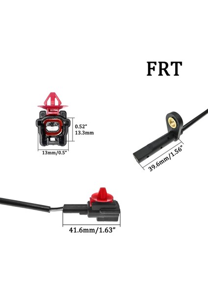 4 Adet Ön Arka Sol Sağ Abs Tekerlek Hız Sensörü Nissan Tiida C11 47910-ED500 47901-ED500 47900-ED500 (Yurt Dışından) modelleri