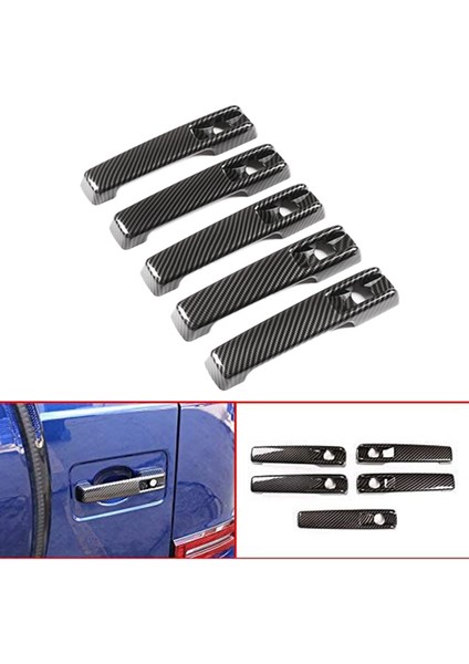 Araba Karbon Fiber Dış Kapı Kolu Ayar Kapağı Mercedes Benz G Sınıfı Için W463 W464 G65 G55 G63 G500 G550 2019-2020 (Yurt Dışından) modelleri