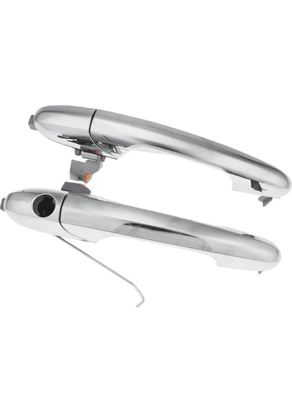 Çift Araba Ön Dış Dış Krom Kapı Kolu Çekme 735592012 Fiat 500 2007-2019 735451694 735485872 Rhd (Yurt Dışından)