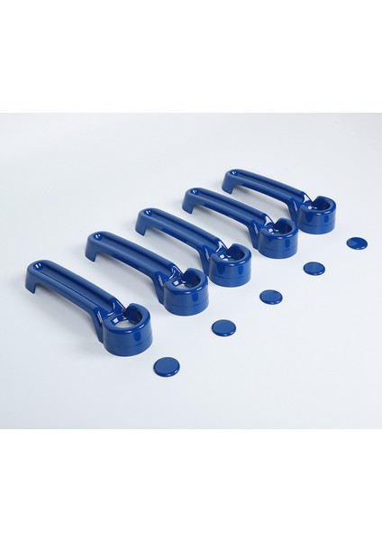 Jeep Wrangler Jk 2007-2017 Liberty 2008-2012 Için Kapı Kolu Uçları Kapak Kiti ve Bagaj Kapağı Kolu Kapağı, Mavi (Yurt Dışından) fırsatları