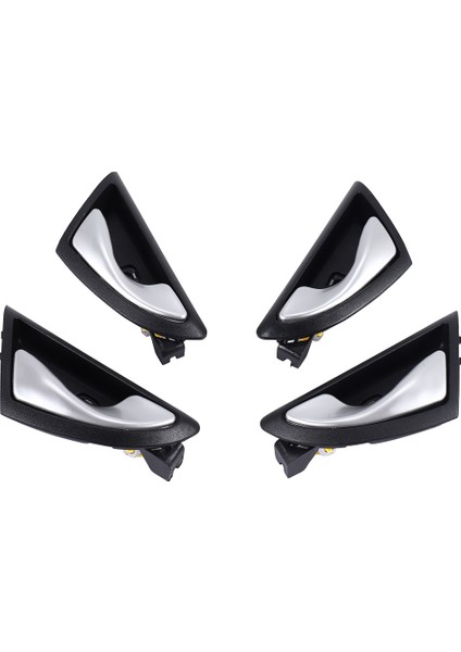 4 Adet Araba Iç Kapı Kolu Kolları Jac J3 J3S Turin 2009-2015 6105230U8010 6105240U8010 Mat Gümüş Için Açık (Yurt Dışından)