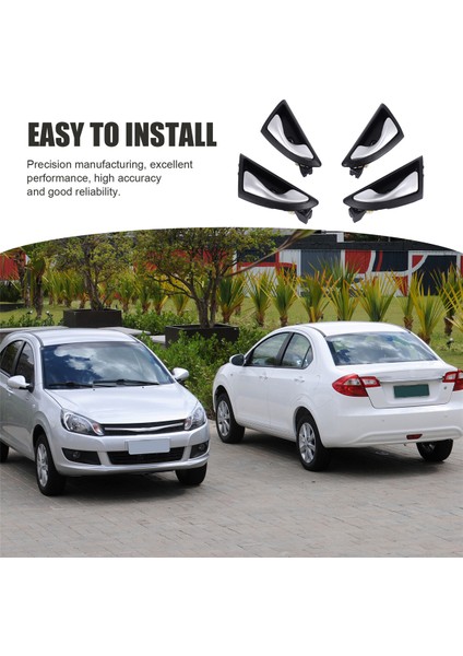 4 Adet Araba Iç Kapı Kolu Kolları Jac J3 J3S Turin 2009-2015 6105230U8010 6105240U8010 Mat Gümüş Için Açık (Yurt Dışından) indirimleri