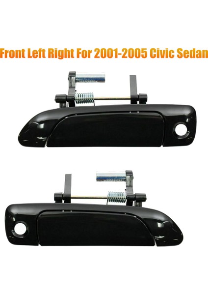 Sol Ön Dış Dış Kapı Kolları Siyah Lh Yeni 2001-2005 Honda Civic Sedan Için (Yurt Dışından) fiyatları