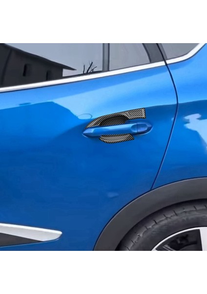 Vinfast E34 VF-E34 2021-2023 Araba Kapı Kolu Kase Kapağı Trim Çerçeve Kapı Kolu Dekoratif Çıkartmalar Karbon Fiber (Yurt Dışından) fiyatları