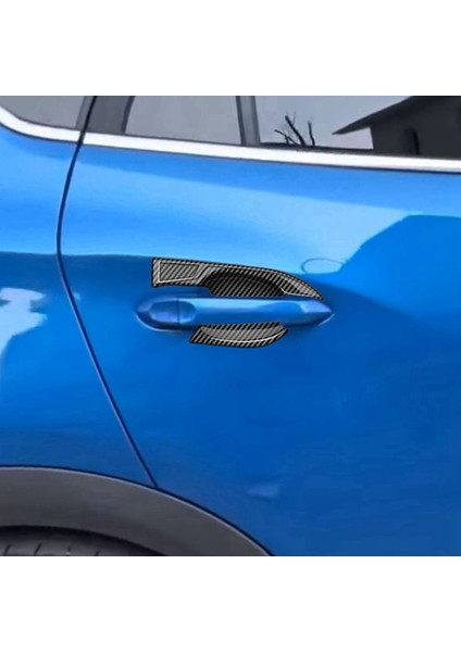 Vinfast E34 VF-E34 2021-2023 Araba Kapı Kolu Kase Kapağı Trim Çerçeve Kapı Kolu Dekoratif Çıkartmalar Karbon Fiber (Yurt Dışından) fırsatları