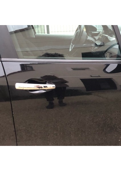 Peugeot 208 2012-2018 Için Luxuriou Krom Dış Kapı Kulp Kılıfı Araba Aksesuarları Çıkartmalar Trim Seti (Yurt Dışından) fırsatları