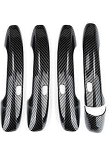 4 Adet Dış Kapı Kulp Kılıfı Trim Çıkartmalar Mercedes Benz Ce Glc Glb Ab Gle Gls Cla Gla 15-24 4 Kapılar Delikli B (Yurt Dışından)