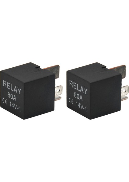 2 Adet Su Geçirmez Otomotiv Rölesi 12V 70AMP 80AMP 4 Pin Normalde Açık Araba Rölesi Far Kliması Için (Yurt Dışından)