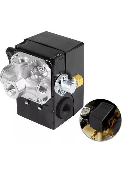 23474570 Ingersoll Rand Kompresörü Için Boşaltıcı ve Açma/kapama Kolu ile Basınç Anahtarı (Yurt Dışından) modelleri