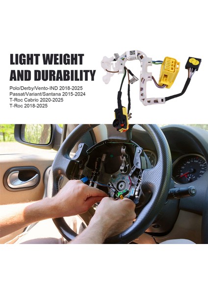 Vw Golf 7 Araba Çok Fonksiyonlu Direksiyon Simidi Kablosu 5G0971584S (Yurt Dışından) indirimleri