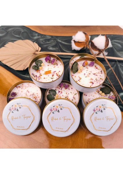 Kişiye Özel, Hediye Kutulu, Kokulu Soya Mum Seti, Düğün, Nişan, Bebek, Doğum Günü (10 Adet) fiyatları