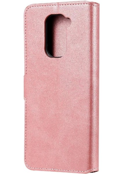 Xiaomi Redmi Note 9 4g Basit Iş Pu Deri Manyetik Kapaklı Cüzdan Telefon Kılıfı Kart Tutuculu Koruma Kılıfı (Yurt Dışından) fırsatları
