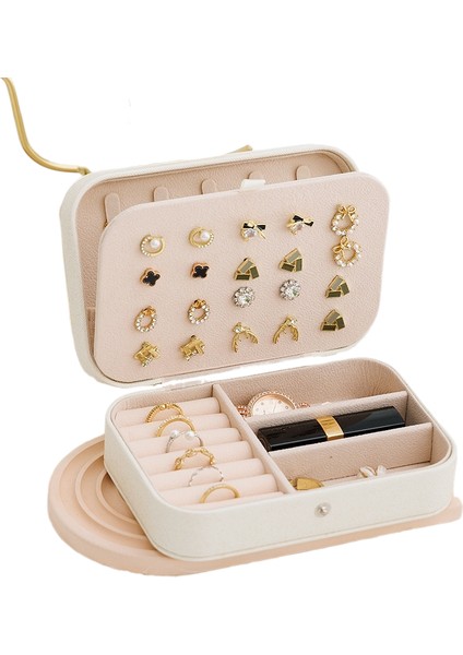Basit Taşınabilir Mücevher Kutusu Çeşitli Küçük Eşyalar Saklama Kutusu (Yurt Dışından)