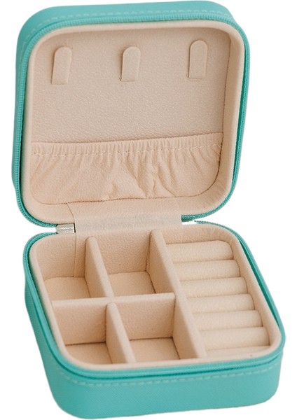Basit Taşınabilir Mücevher Kutusu Düzenleyici, Çevirmeli Kapaklı, Taşıması Kolay (Yurt Dışından)