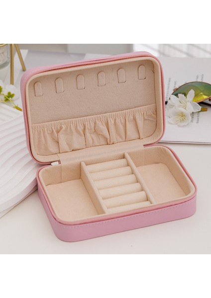 Basit Mücevher Çantası Taşınabilir Seyahat Mücevher Organizatörü (Yurt Dışından)