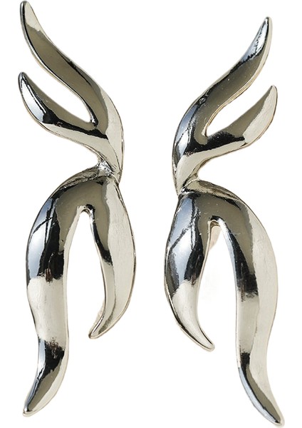 Avrupa ve Amerika Birleşik Devletleri Modası Retro Metal Küpeler Mizaç Basit ve Çok Yönlü Küpeler (Yurt Dışından)