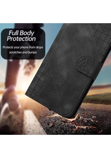Oppo A8 Için Flip Case/ayrılabilir El Kayışı ile Embossed 2020 Kabartmalı ve (Yurt Dışından)