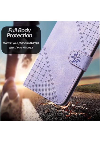 Oppo A8 Için Flip Case/ayrılabilir El Kayışı ile Embossed 2020 Kabartmalı ve (Yurt Dışından)