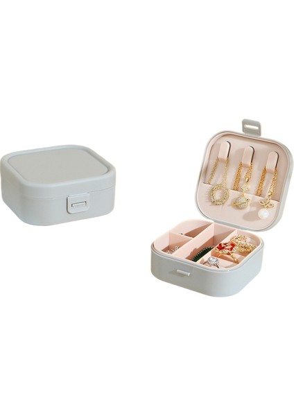 Taşınabilir Minimalist Mücevher Kutusu Çok Fonksiyonlu Düzenleyici Sevimli Niş Seyahat (Yurt Dışından)