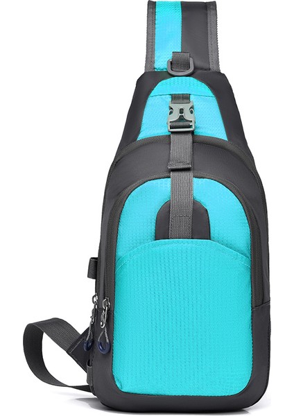 Günlük Göğüs Çantası Erkek Kadın Çok Fonksiyonlu Omuz Çantası Crossbody Çanta Açık Büyük Kapasiteli Spor Cep Telefonu Çantası (Yurt Dışından)