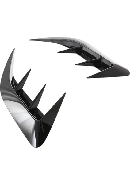 Parlak Siyah Arka Tampon Splitter Spoiler Arka Canard Hava Firar Trim Lexus NX260 NX350H 2021 2022 (Yurt Dışından)