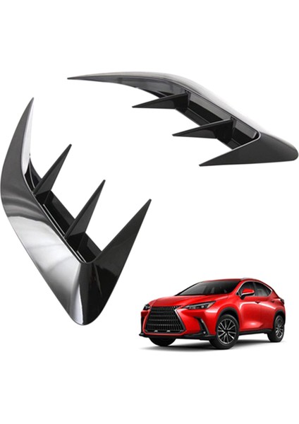Parlak Siyah Arka Tampon Splitter Spoiler Arka Canard Hava Firar Trim Lexus NX260 NX350H 2021 2022 (Yurt Dışından) indirimleri