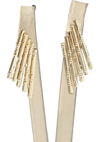 Moda Çok Yönlü Mizaç Metal Oyuk Geometrik Küpe Saplama Küpe Kadın (Yurt Dışından)