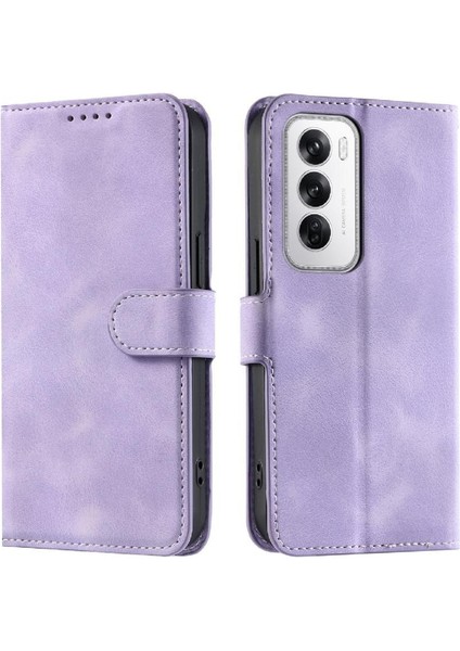 Oppo Oppo 12 5g Için Flip Case Kickstand Cüzdan Kart Yuvaları Pu Deri Bilek (Yurt Dışından)