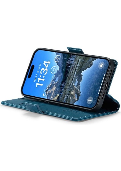 IPhone 16 Için Flip Case Artı Cüzdan Kılıf Darbeye Vaka Kickstand Anti (Yurt Dışından) modelleri