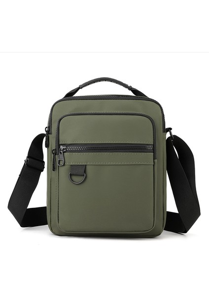 Erkek Günlük Omuz Çantası Crossbody Çanta Basit Moda Trend Çanta Naylon Çanta (Yurt Dışından)