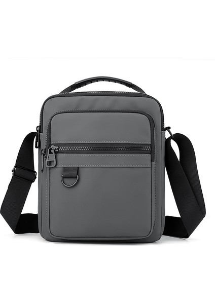 Erkek Günlük Omuz Çantası Crossbody Çanta Basit Moda Trend Çanta Naylon Çanta (Yurt Dışından)