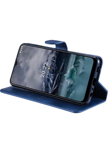 Nokia G11 Basit Iş Pu Deri Manyetik Kapaklı Cüzdan Telefon Kılıfı Kart Tutuculu Koruma Kılıfı (Yurt Dışından) fırsatları