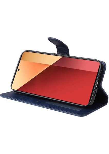 Xiaomi Poco M6 Pro 4g Basit Iş Pu Deri Manyetik Kapaklı Cüzdan Telefon Kılıfı Kart Tutuculu Koruma Kılıfı (Yurt Dışından) fiyatları