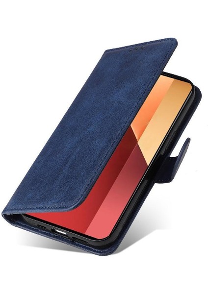 Xiaomi Poco M6 Pro 4g Basit Iş Pu Deri Manyetik Kapaklı Cüzdan Telefon Kılıfı Kart Tutuculu Koruma Kılıfı (Yurt Dışından) fırsatları