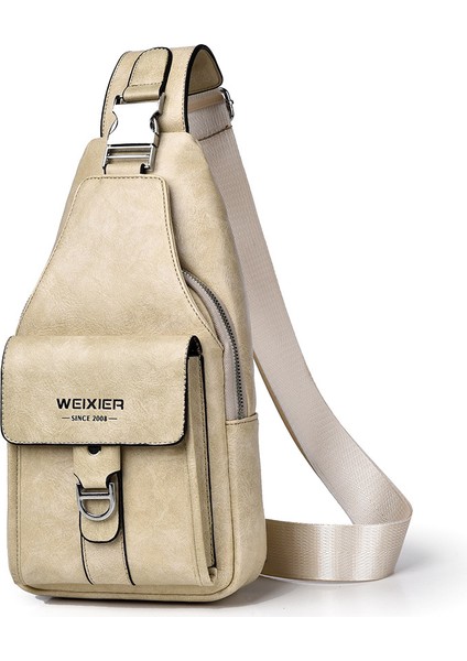 Göğüs Çantası Crossbody Erkek Su Geçirmez Crossbody Göğüs Çantası Omuz Çantası Satchel Erkek (Yurt Dışından)