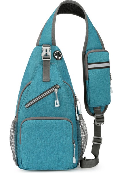 Moda Göğüs Çantası Erkek Günlük Omuz Çantası Eğimli Çapraz Trend Çapraz Gövde Çanta (Yurt Dışından)