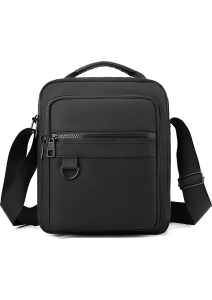Erkek Günlük Omuz Çantası Crossbody Çanta Basit Moda Trend Çanta Naylon Çanta (Yurt Dışından)
