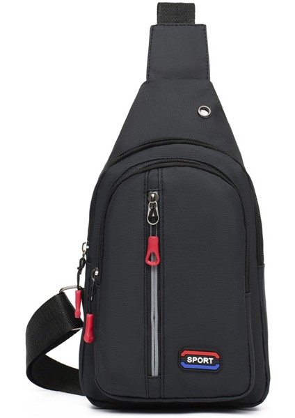 Günlük Spor Binicilik Crossbody Çanta Açık Seyahat Basit Göğüs Çantası Erkek Bozuk Para Çantası (Yurt Dışından)