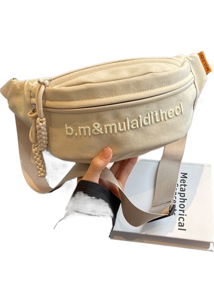 Cep Telefonu Bel Çantası Japon Gelgit Göğüs Çantası Erkek Göğüs Satchel Kadın Günlük Erkek Crossbody Çanta (Yurt Dışından)