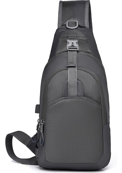 Günlük Göğüs Çantası Erkek Kadın Çok Fonksiyonlu Omuz Çantası Crossbody Çanta Açık Büyük Kapasiteli Spor Cep Telefonu Çantası (Yurt Dışından)