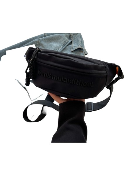 Cep Telefonu Bel Çantası Japon Gelgit Göğüs Çantası Erkek Göğüs Satchel Kadın Günlük Erkek Crossbody Çanta (Yurt Dışından)