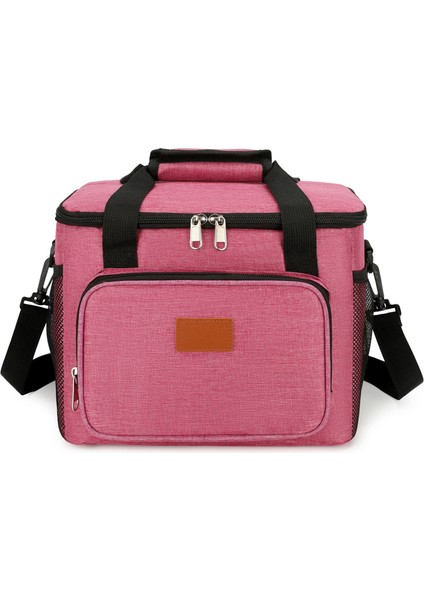 Yeni Kare Oxford Kumaş El Öğle Yemeği Çantası Açık Taşınabilir Yalıtım Çantası Büyük Kapasiteli Çapraz Askılı Katlanır Öğle Yemeği Çantası Olabilir (Yurt Dışından)