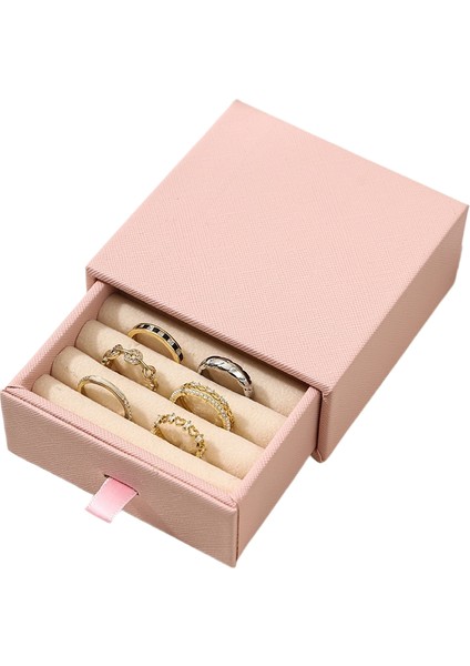 Çekmeceli Mücevher Kutusu Saklama Hediye Kutusu (Yurt Dışından)